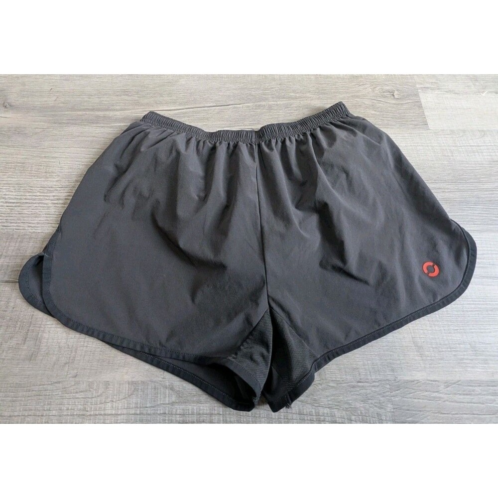 Equinox Women's Shorts Sz Large Dark Gray Black w/ 3" Inseam And Liner